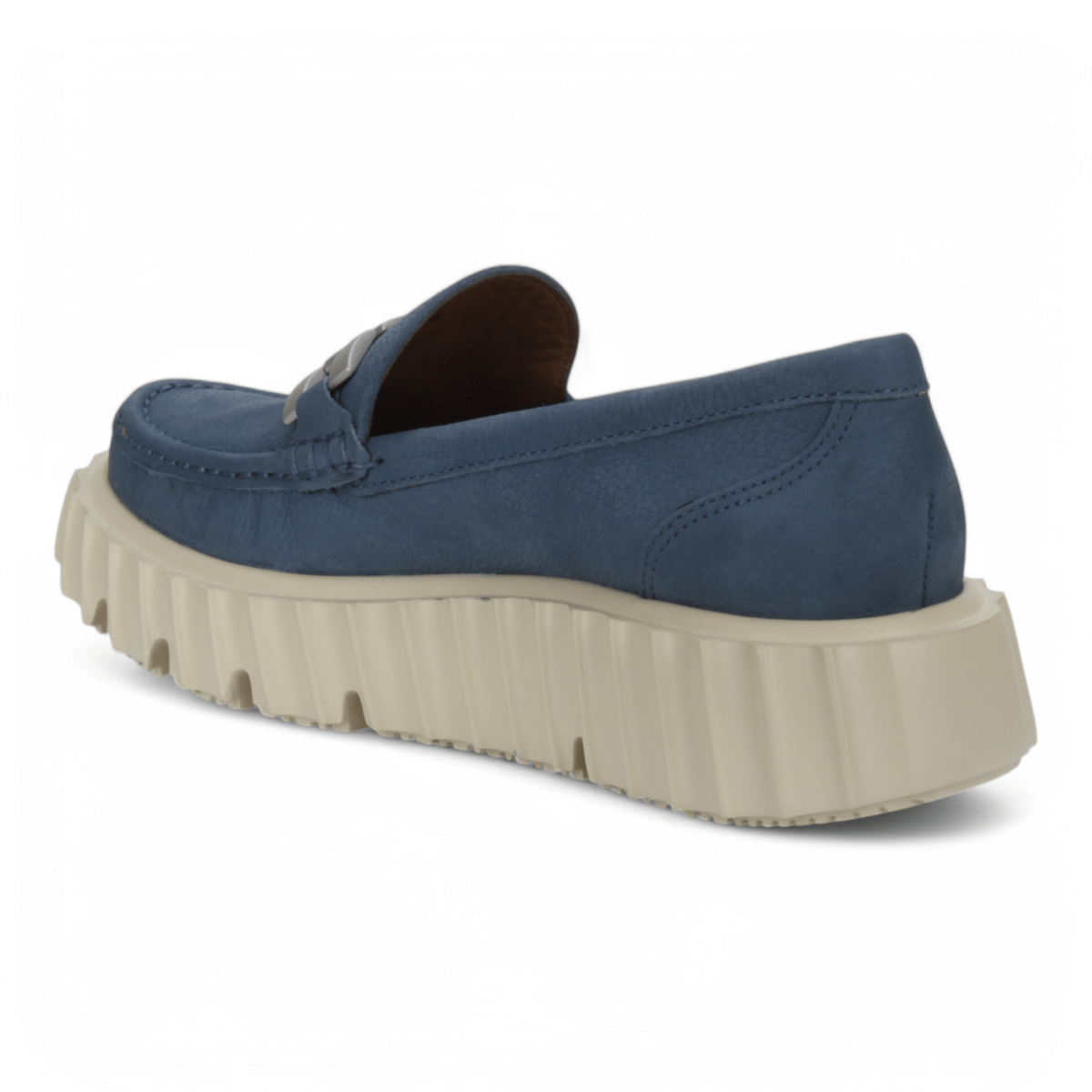 Bruno Menegatti Piemonte Nubuck Leather Loafers - Blue Fairy