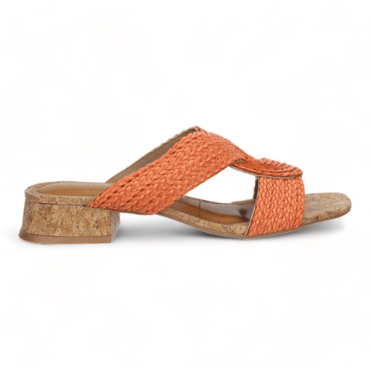 Bruno Menegatti Verina Sandals Straw/Cork - Coral