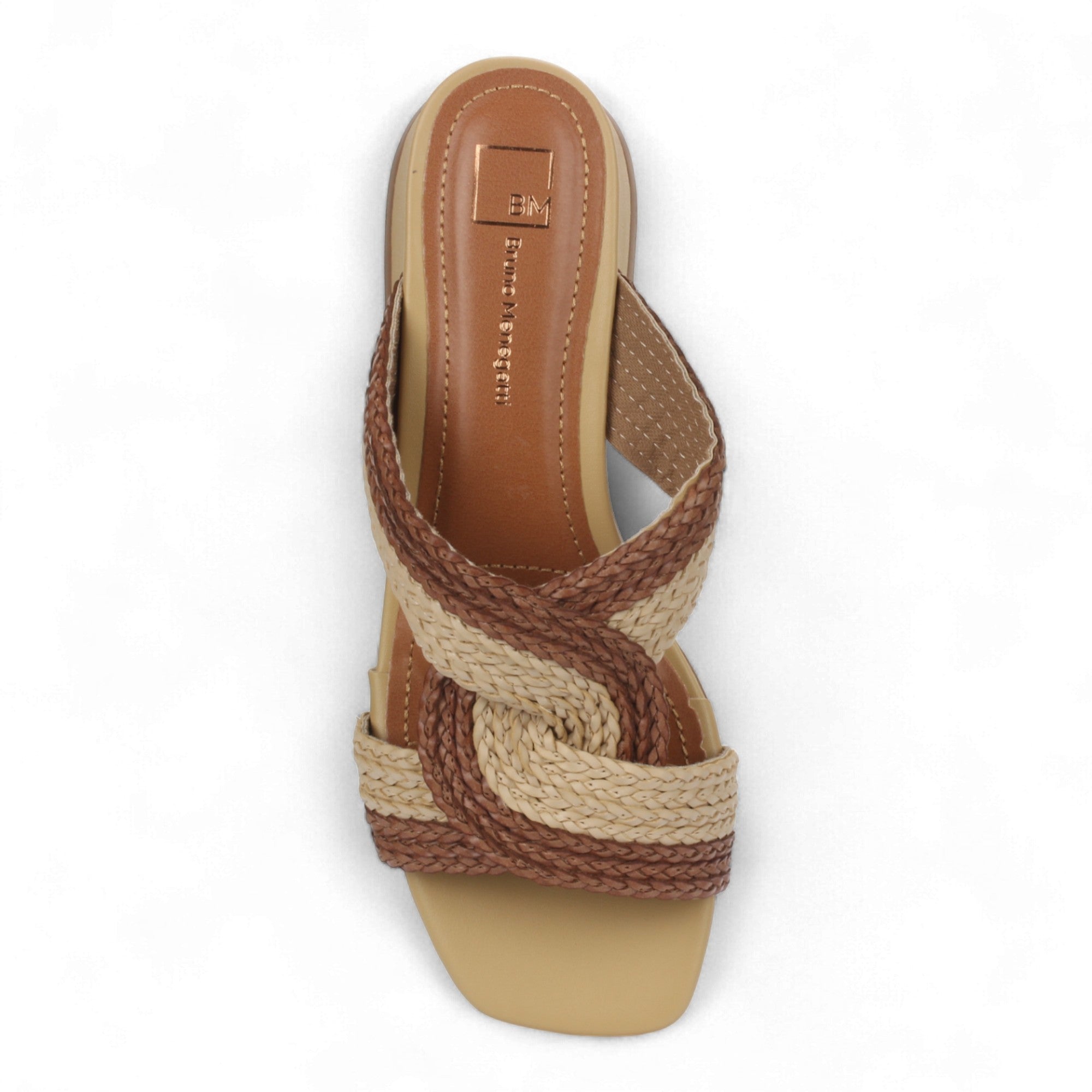 Bruno Menegatti Verina Sandals Straw/Cork - Natural Mousse