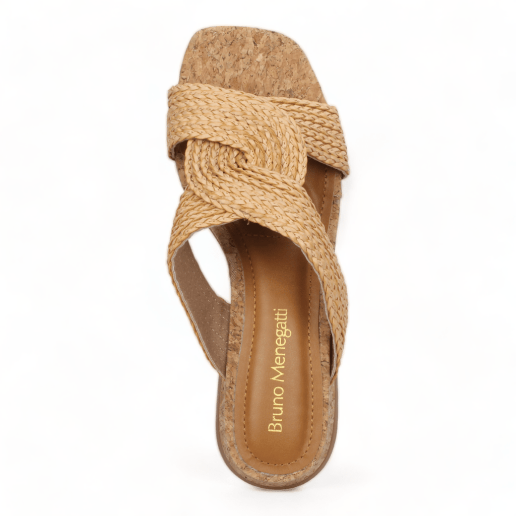 Bruno Menegatti Verina Sandals Straw/Cork - Natural