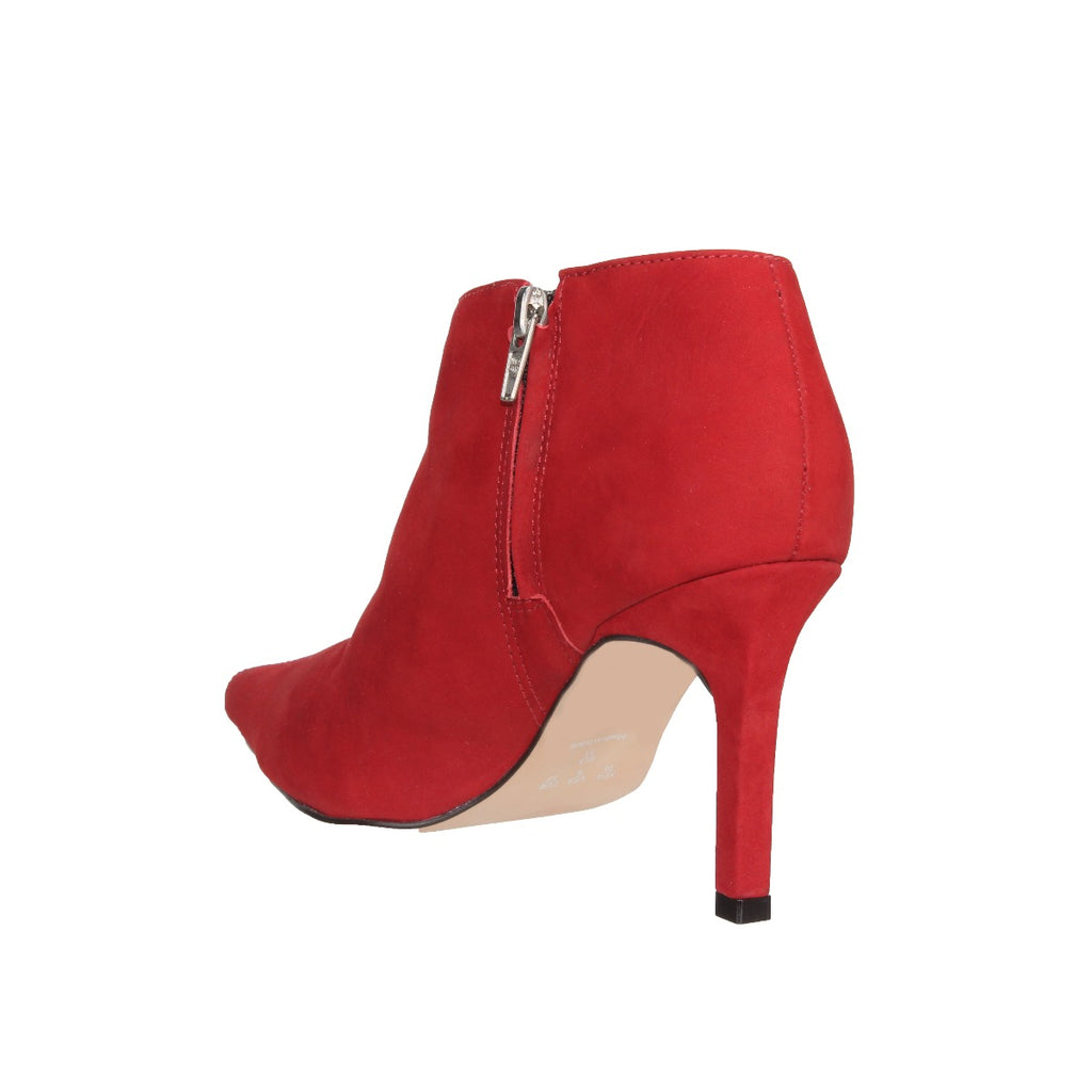 Bruno Menegatti Zaylee Nubuck Leather Dress Bootie - Red