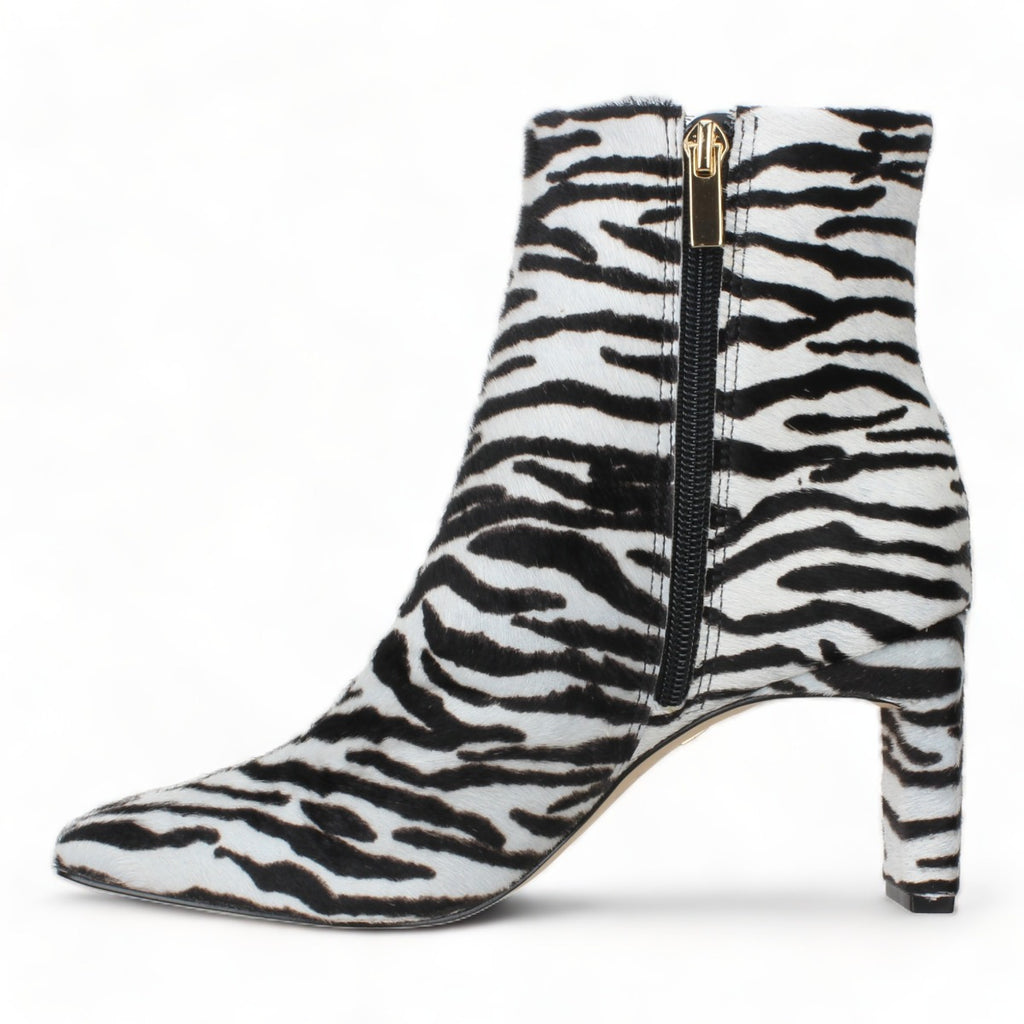 Carrano Abigail Fur/Leather Dress Boot - Zebra
