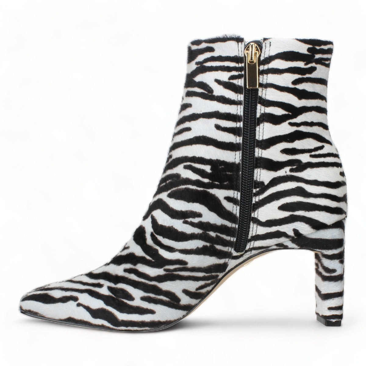 Carrano Abigail Fur/Leather Dress Boot - Zebra