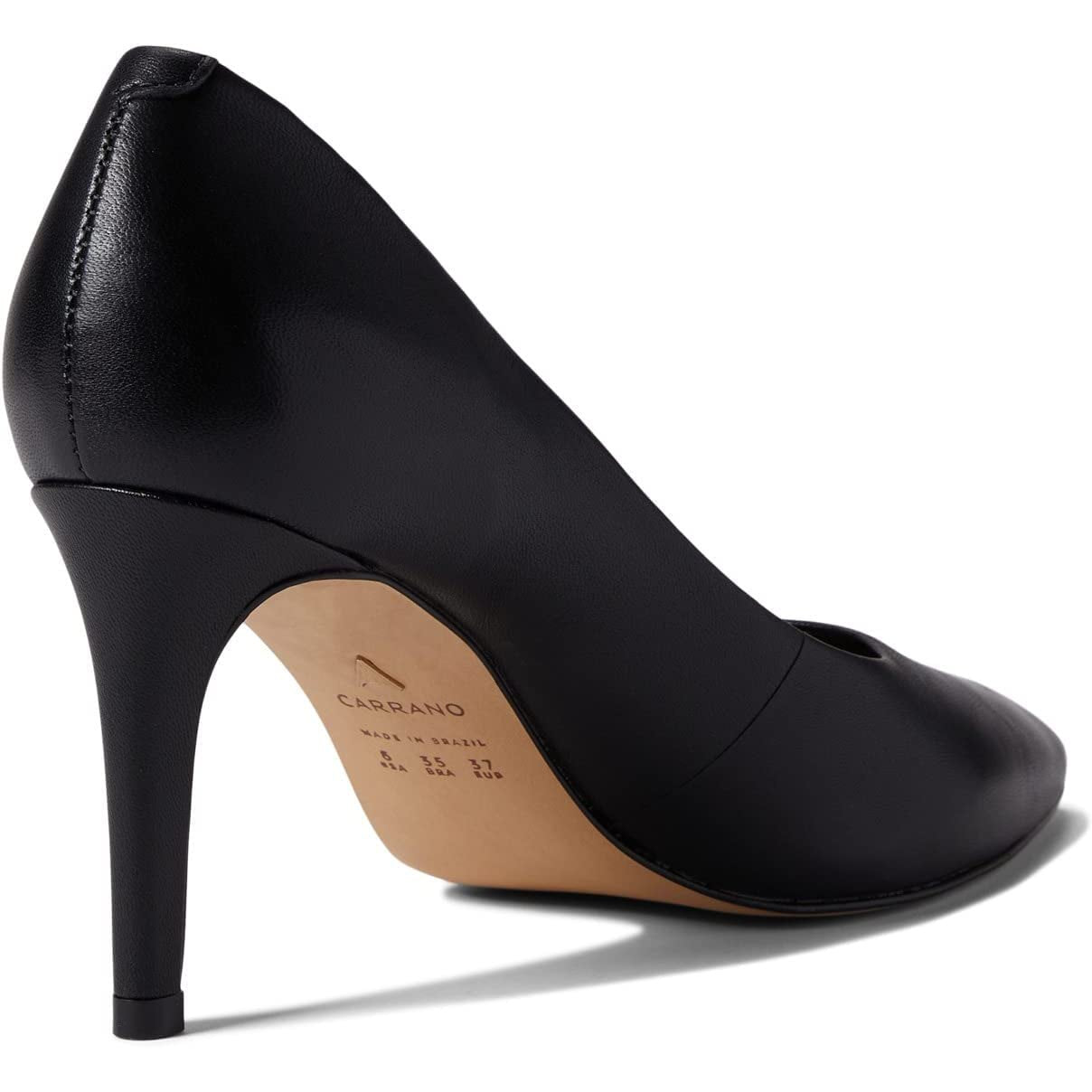 Carrano Beatriz Leather Pump - Black