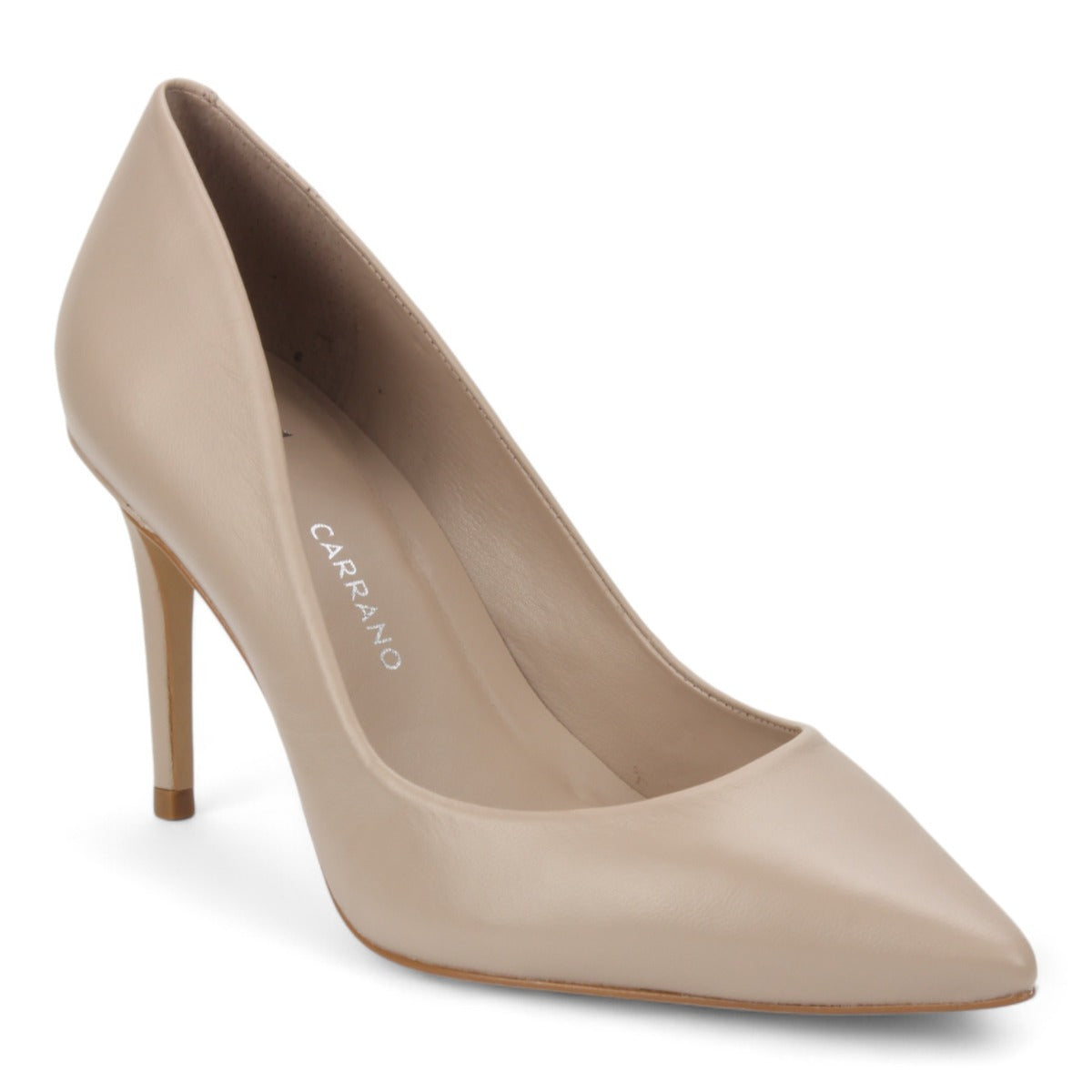 Carrano Beatriz Leather Pump - Nude