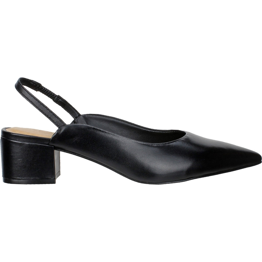 Carrano Heidi Leather Slingback Pump - Black