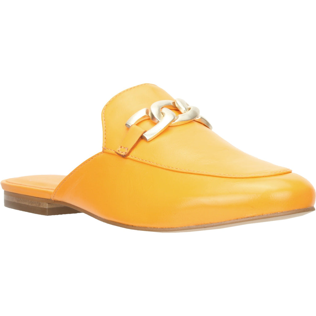 Carrano Julietta Leather Mule-Tangerine