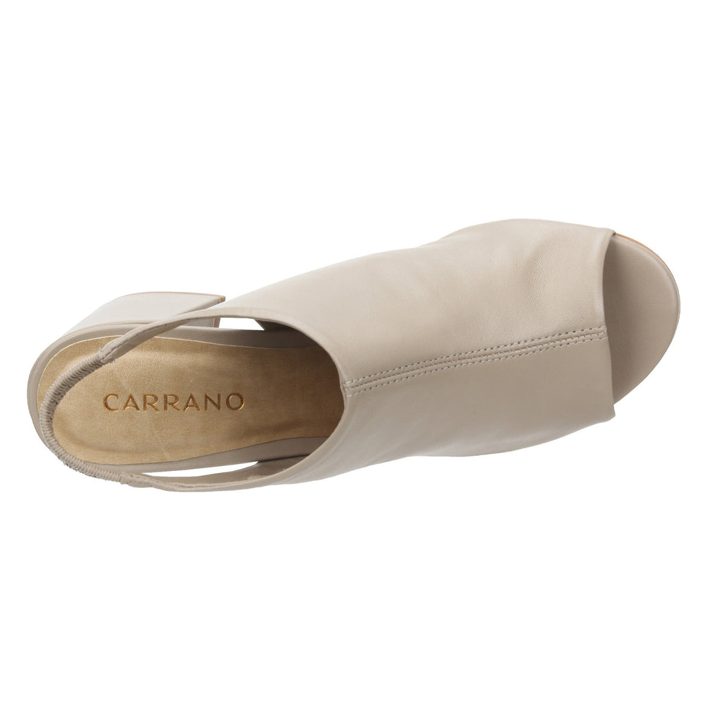 Carrano Kennedi Leather Sandal-Taupe