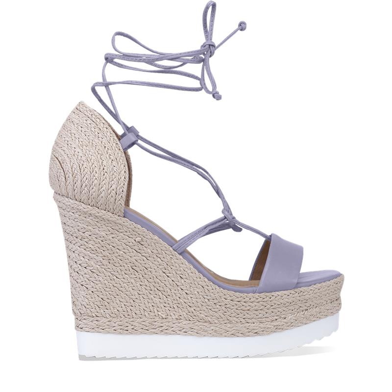 Carrano Mia Wedge Sandal - Lilac
