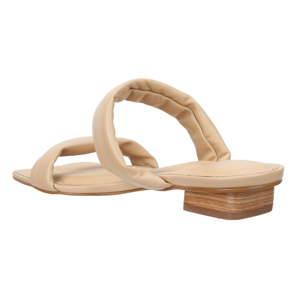 Carrano Phoebe Leather Slide Sandal - Cream