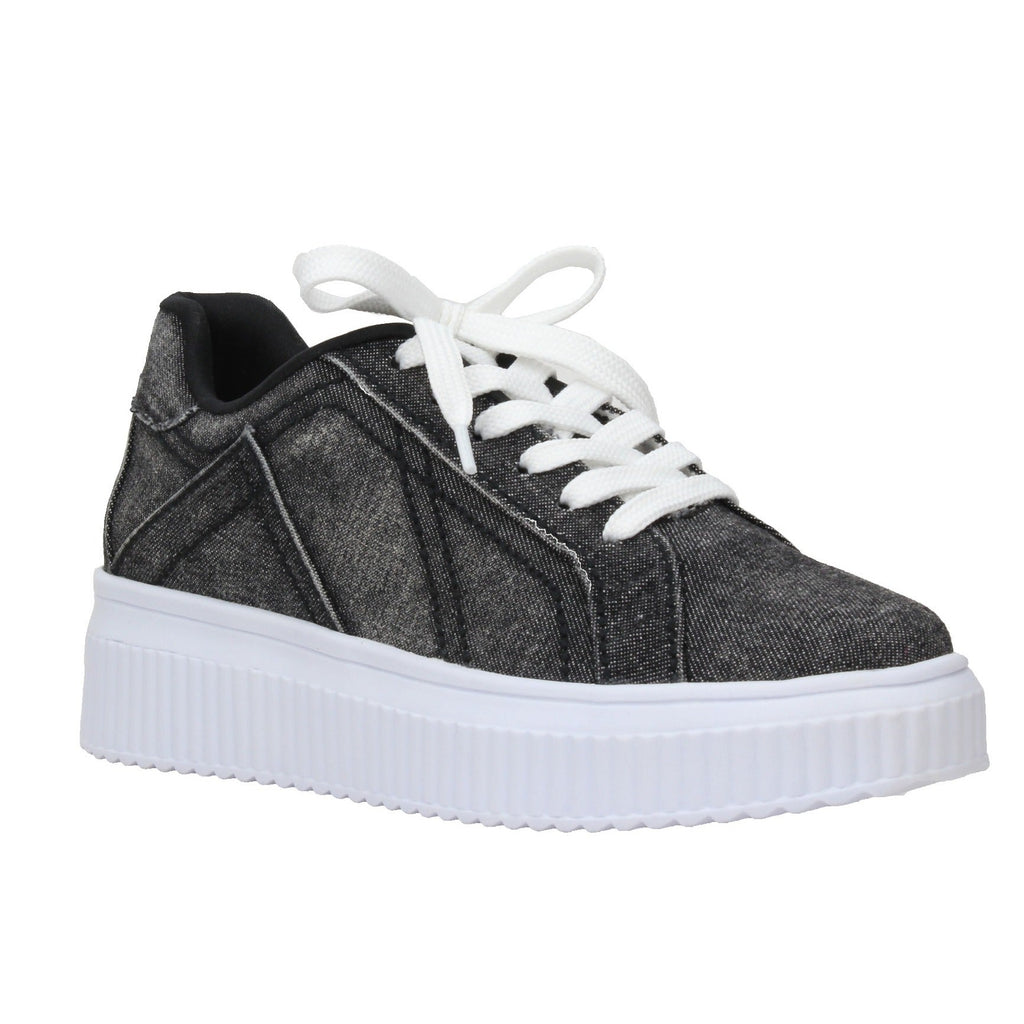 Love Rio Chuck Sneaker - Black Denim