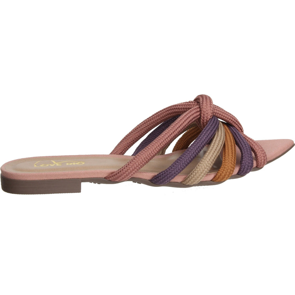 Love Rio Tracy Flat Sandal - Mauve